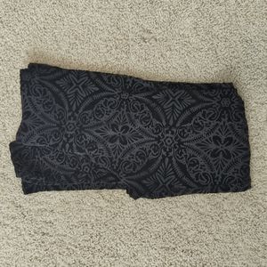 Blackmilk burned black velvet leggings
